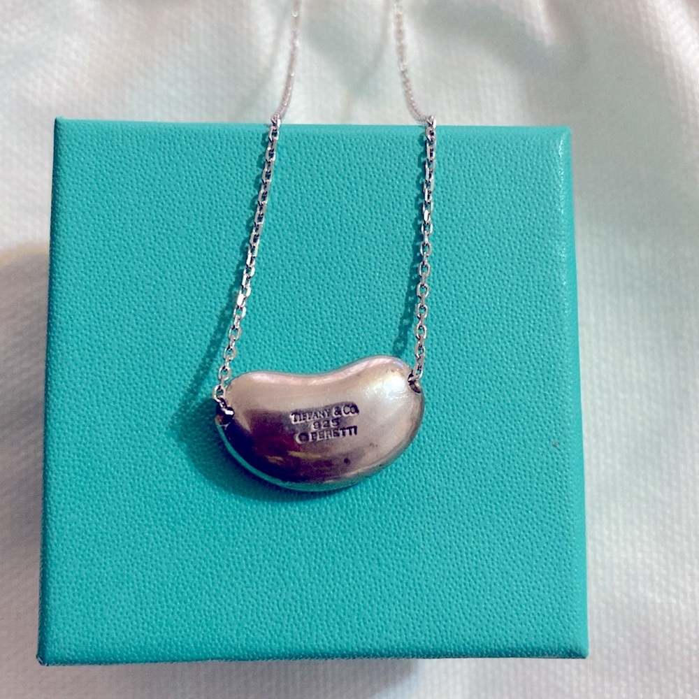 Tiffany & Co. New York Elsa Peretti Bean Sterling Silver Charm
